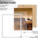 A PLUS MAX 18x24 Picture Frame White Light Weight Wall Mount