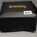 Brimekey Graphene Heated Jacket for Men, Fast Charge 20000mAh Large Capacity, Men's Heated Jacket with Fleece Lining, 6 Heating Zones Windproof Waterproof Soft Shell Hoodie Jackets Skiing Hunting, Size 2XL