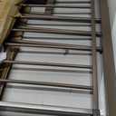 Cumbor 30-46" Baby Gate for Stairs, Auto Close Dog Gate for the House Brown