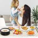 Food Warmer Mat, Electric Warming Tray with Full Surface & Fast Heating, Silicone Nano-Material Portable Food Warming Mat, 3 Temperature Modes, Perfect Food Warmers for Parties & Everyday Use.