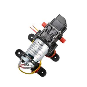 12V DC Fresh Water Pressure Diaphragm Pump with Hose Clamps Self Priming Sprayer Pump with Pressure Switch 4 L/Min 1.0 GPM 80 PSI for RV Camper Marine Boat