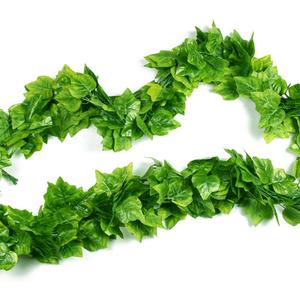 Shindel 12 Pack 90.5 Feet Fake Ivy Leaves Garland, Artificial Greenery Hanging Plant Vine for Bedroom Wall Decor Wedding Decor