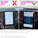 [Anti Glare] Tempered Glass Screen Protector for (2024/2025/2026) Ford Ranger Lariat/Raptor 12.4 Inch Navigation Infotainment Touchscreen [9H] [Anti Fingerprint] (Matte)