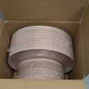 PULOTE 100PCS Pink Plastic Plates - Heavy Duty Pink and Gold Disposable for Party, Wedding, Easter, Include 50 Each (Dinner & Dessert) Plates