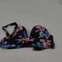 Women Underwire Bikini Top - Push Up Swim Top Only Bra Padded Swimsuit Tops 2025 Bathing Suit Tops (X-Small, Floral)