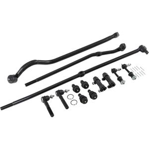 13PCS Front Suspension&Steering Kit,Ball Joints,Stabilizer Bars,Long Rods,Joints&Thread Inserts,Compatible for 1998-2004 Nissan Frontier (D22)/Xterra (WD22, 2WD/4WD, 2.4L/3.3L)