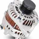 (67)11231 Car Alternators Fit for Chrysler 200, Cirrus, Sebring, for Dodge Avenger, Caliber, for Jeep Compass, Patriot L4 2.0L 2.4L Automotive Replacement Alternators 11231N, 4801323AB, 4801323AC