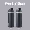 Owala FreeSip Insulated Stainless Steel Water Bottle with Straw for Sports and Travel, BPA-Free, 24oz, Foggy Tide