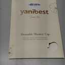 Yanibest Shower Cap for Women Reusable Waterproof,Satin Lined Bath Cap with Soft Elastic Band,Large Washable Hair Caps for Shower (Black)