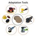 20 Pcs 5 Inch 7000 Grit Non-Porous Wet and Dry Hook and Loop Sanding Discs for Random Orbital Sander and Electric Sander Sandpaper, Nanoscale Mirror Effect Sand Disc