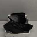 Modatope Knee High Boots Women Fold Over Knee High Boots Chunky High Heels Long Boots Zipper Pointed Toe Dress Tall Boots for Women (6, Black Pu)