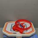 JOYIN Toddler Basketball Hoop Indoor, Adjustable Basketball Goal for Kids with 4 Balls, Game Toys for Playroom Pool Outdoor, Birthday Gift for Baby Boys Girls Age 1 2 3 4 - Air Pump Included (Blue and Orange)