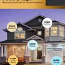 Sunco 12 Pack 6 Inch Ultra Thin LED Recessed Ceiling Lights Slim, Night Light, Baffle Trim, 2700K/3000K/4000K/5000K/6000K Selectable, Dimmable, 14W, Canless Wafer with Junction Box - ETL.