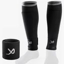 LUX Soccer Sleeves w/FREE Guard Stays for Men/Boys/Youth Compatible w/Soccer Grip Sock Large