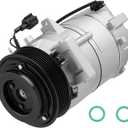 A/C Air Conditioner Compressor With Clutch Fit for Infiniti EX35 2010-2012, FX35 2009-2012, G37 2009-2013, Q70L 2015-2018, for QX50 Q70 QX70 2014-2017; fit for Nissan 370Z 2009-2018