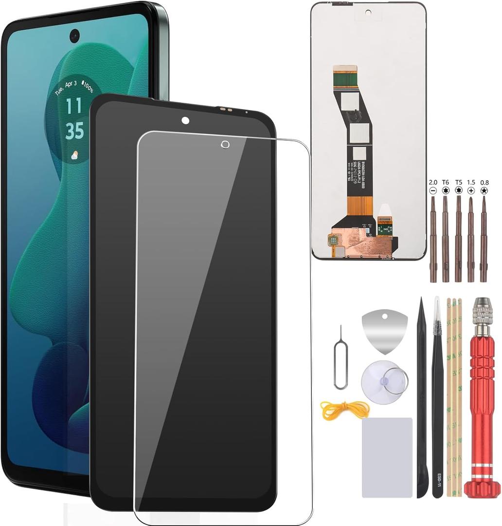 for Motorola Moto G 5G 2024 Screen Replacement for Moto G 5G 6.6" LCD Display Touch Screen Digitizer Assembly Replacement (Not for Moto G 4G)