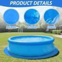 YEXEXINM 19.7Ft Round Pool Ground Cloths Swimming Pool Ground Cloth,Round Pool Liner Pad for 18ft Above Ground Swimming Pool,Heavy Duty Pool Ground Mat Protector to Prevent Puncture Pool Ground Tarp