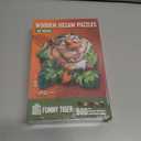 ESC WELT Wooden Puzzle Tiger 500 Pieces - Captivating Mind Entertainment for Teens and Adults - Fun and Environmentally Friendly Toy - Challenging Jigsaw Game - Wooden Puzzle