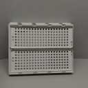 8 Pack Stackable Closet Storage Basket - Stackable Storage Bins, Dimensions of each when set up:16.6" x 13.1" x 7.32" (L x W x H)