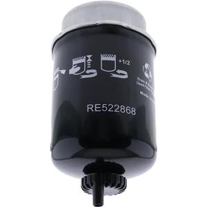 Fuel Filter RE522868 26560143 Replaces for John Deere 4045 5425 5625 5725 5083E 5093E 5101E Tractor