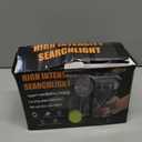 Rechargeable Spotlight, 99,000 Lumens Super Bright Handheld Led Flashlight, Outdoor Spot Light with Cob Light and Solar Panelsfor Boating Camping