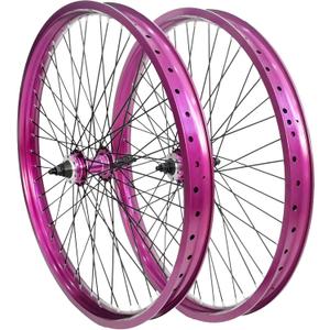 20"/26" x 1.85" Heavy Duty Bike Rim Wheel Set, 12 Gauge 48 Spokes Wheelset, Double Wall Aluminum Alloy Bicycle Wheels Rims (Front & Rear) Disc Brake