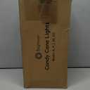 Brightown 35" Candy Cane Lights Outdoor Pathway, 10 Packs Jumbo Candy Cane Pathway Lights, 8 Modes LED Outdoor Candy Cane Decorations Christmas Pathway Lights Yard Lawn Driveway Walkway Sidewalk (Red and White)