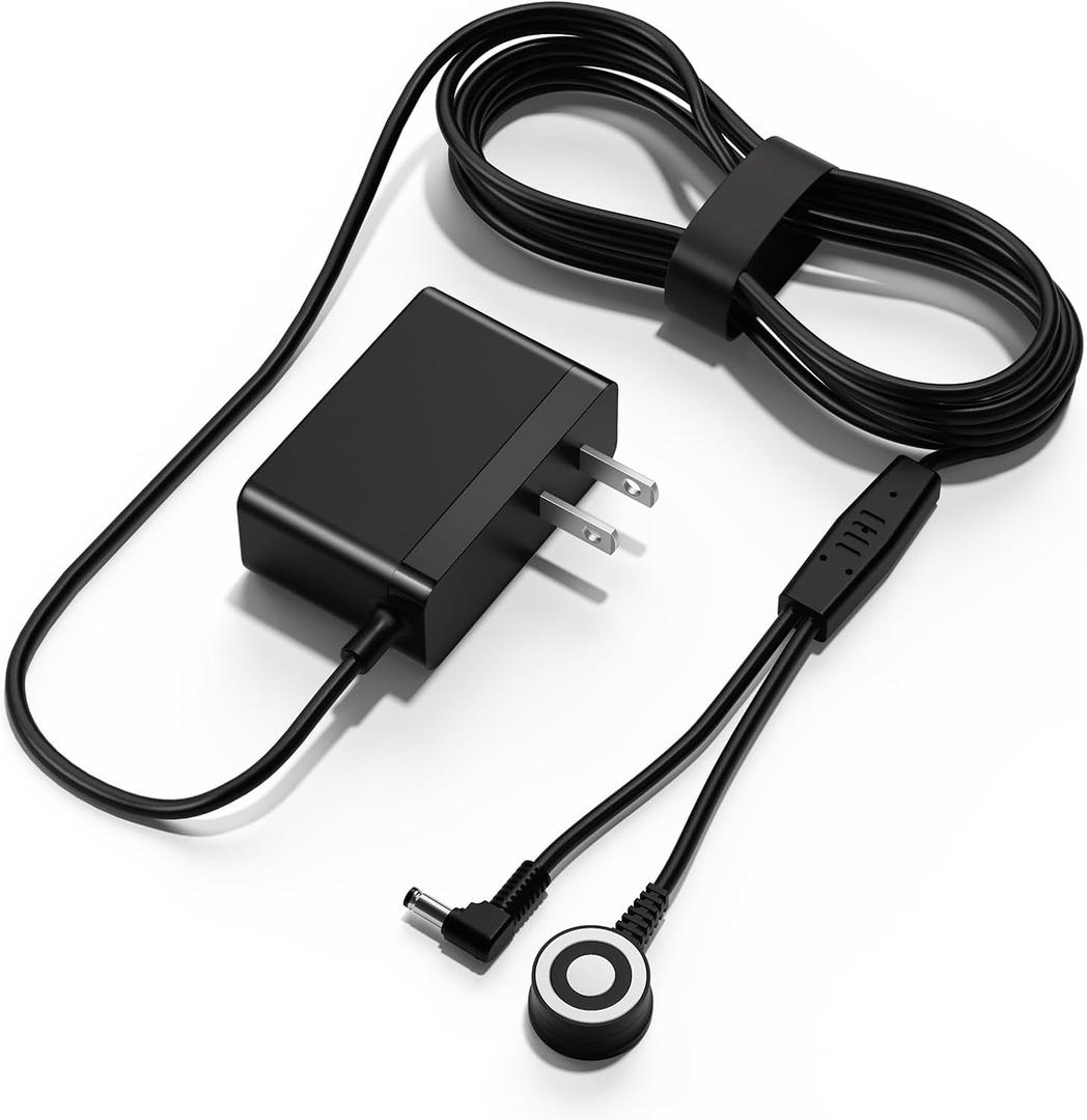 MEROM Charger for Shark VACMOP Vacuum Mop - Charger for Shark Cordless Hard Floor Vacuum Mop Replacement VM252C QM250 VM200 VM200C VC200 UM205 Magnetic Charger Power Cord