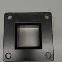 Floor Flange for 2 1/2" Square x 2 1/2" Square Aluminum Fence Posts - Deck Mount (Black)