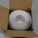 Flexible Baseboard Molding Trim 4" x 20 ft, Self-Adhesive Vinyl Wall Base Cove Base, Peel and Stick Rubber Wall Base Molding Trim - White