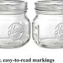 Tebery 12 Pack Wide Mouth Home Glass Mason Jars with Airtight Lids and Bands, 16Oz Canning Glass Jars for Canning, Fermenting, Pickling, Decor