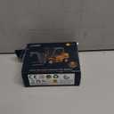 BRRRRT 1/64 RC Forklift Toy 7 Channel 2 Mode Mini Remote Control Forklift Truck with Rechargeable Battery, 2 in 1 Transformable Lift Fork & Hook with Lights & Sounds for Adults Kids Boys and Girls