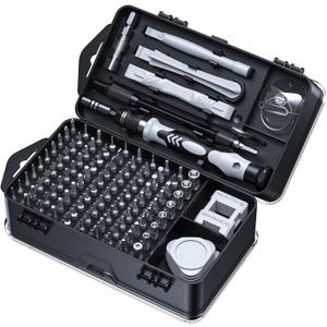 AXTH 115-in-1 Precision Screwdriver Set, [Super Durable] Mini Professional Magnetic Repair Tool Kit, Small Screwdriver for Phone, Computer, Watch, Laptop, Macbook, Eyeglass, Electronic