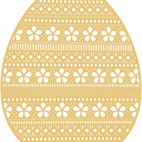 Pack Of 4 Holiday Home Easter Egg Placemats - Lemon
