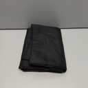 eeivs Oval Tablecloth 52 x 70 Inch Washable Polyester Table Cloth Solid Black Heavy Duty Fabric Table Cover Daily Use for Dining Home Kitchen Party Wedding