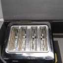 Cuisinart 4-Slice Compact Plastic Toaster, Black, CPT-142BKP1