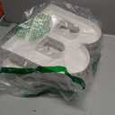 Mifoci 4 Pcs Large Baby Shower Food Trays 13.7" Charcuterie Cardboard Letter Shaped Serving Platter Fillable Boxes for Gender Reveal Baby Shower Party Paper Chocolate Candy Decoration(White)