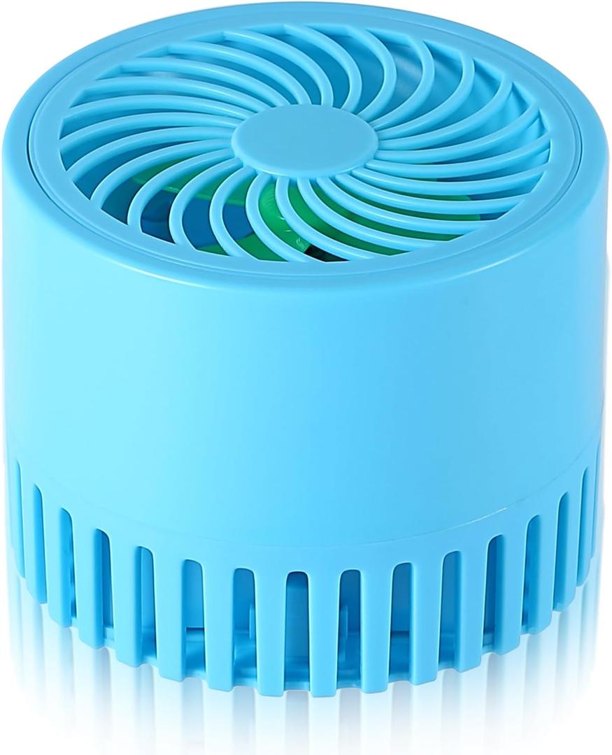 RV Refrigerator Fan, Low Noise, 3000 RPM Motor for Efficient Circulation of Internal RV Fridge Cold Air, Longer Food Preservation Time,Easy On/Off Switch (Excluding Batteries) (Blue)