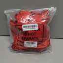 BBTO 6 Pcs Christmas Cabinet Door Red Festive Ribbons 8x40 Inches Large Bow Christmas Wreath Tree Bow Festival Wrapping Decorations for Home Fireplace Door Holiday Party Supplies