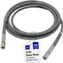 Cosmostar 3/16" x 15 feet Super Flexible Airless Sprayer Hose - 3300 PSI Max Pressure, Durable & Universal Fit Whip Hose