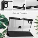 Tablet Cover for Apple iPad mini 6th Generation(2021 Release),Ultra Slim Folio Stand Lightweight Auto Sleep/Wake Up Leather Case for iPad mini Gen 6 A2567 A2568 A2569 8.3" (Black)