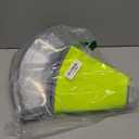 Soft Dog Cone Collar After Surgery Recovery,Adjustable E-Collar with Removable Shield,Lightweight,Breathable Anti-Licking Protective Cone for Large,Medium,Small Pets (Neon Green, XL (Neck:17''-22''))