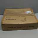 Kitsure Side Table Set of 2 - C-Shaped Small End Tables for Living Room & Bedroom, Rustic-Style Narrow Couch Table for Small Spaces, Leveling Feet Attached, 15.7"×11.8"×24"