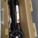 3 Wheel Electric Scooter for Kids, Folding Kick Scooter w/150W Motor, Thumb Accelerator, 3 Adjustable Height, 5Mph Speed, Flashing Wheels & Deck, Sticker, Self-Balancing Toys for Boys, Girls (Black)