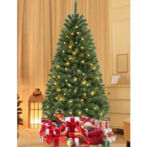 7 FT Pre-Lit Artificial Christmas Tree