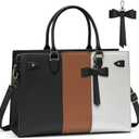 Laptop Bag for Women 15.6 Inch Laptop Tote Bag Waterproof Pu Leather Work Bag Computer Briefcase Office Teacher Handbag