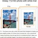 LUCKYLIFE 16x20 Frames in Gold, Picture Poster Frames for Wall Mounting, 2 Pack