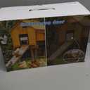 1080P HD Camera Solar Automatic Chicken Coop Door, 5000 mAh Large Battery, Support WiFi, APP Remote Viewing and Control, Timer, Alarm Driver Function, Easy to Install and Use.
