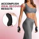 Wehhbtye 2Pcs Post Surgery Lipo Foams, Abdominal Side Compression Board, 11.8'' x 5.5'' Black Lipo Foam Lateral Protector for Post Surgery Recovery Waist Filling Skin Anti-Sagging