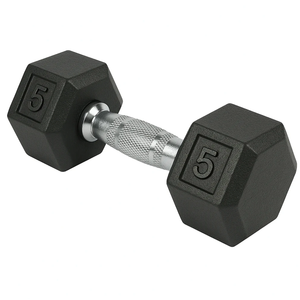 RBX 10LB PAIR HEX DUMBBELLS 2 x 5LB GRAY